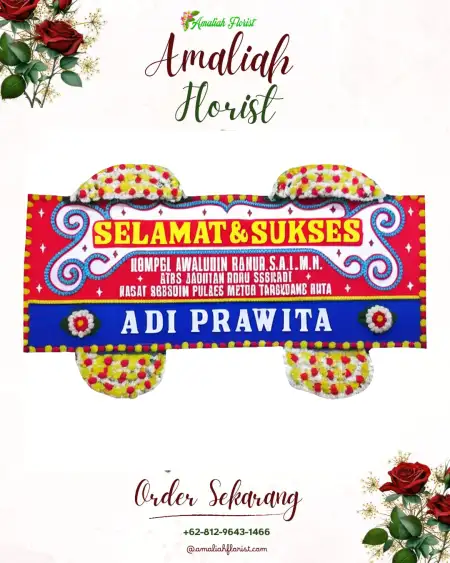 Papan Bunga Ucapan Selamat Sendangcoyo